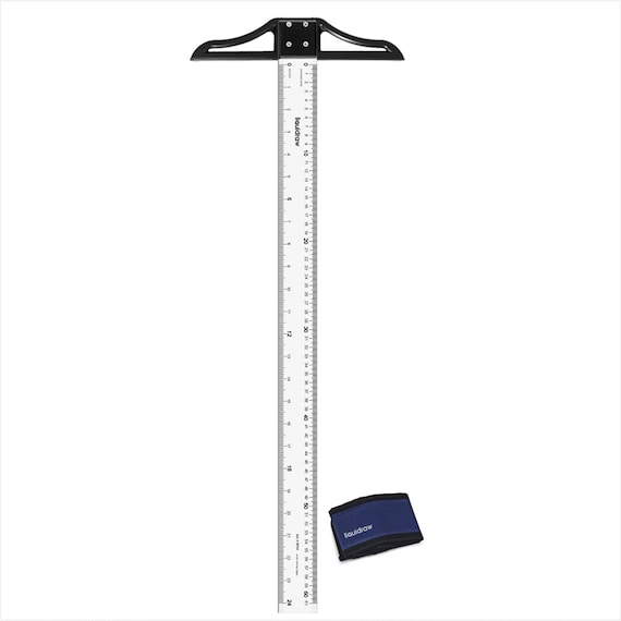 Liquidraw T Square Ruler 60cm 24 Inches Acrylic T-square Shape Ruler for  Drawing, Drafting, General Layout Work, Architects & Engineers 