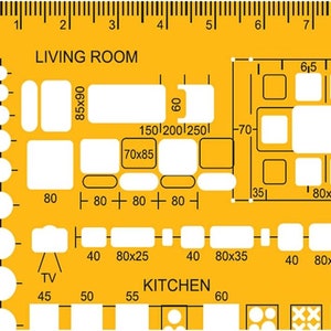 Liquidraw 1:100 Scale Architectural Scale Ruler Drawing Template ...