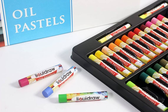 Liquidraw Oil Pastels for Art, 52 Colours Soft Oil Pastels Set for Artists,  Students, Kids, Drawing, Sketching & Painting 