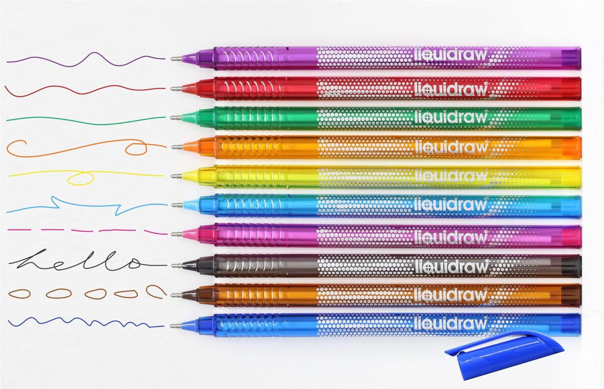 BIC Cristal Up, Penne Blu a Sfera, Punta Media 1.2mm, 20 Unità, Cancelleria Scuola e Ufficio