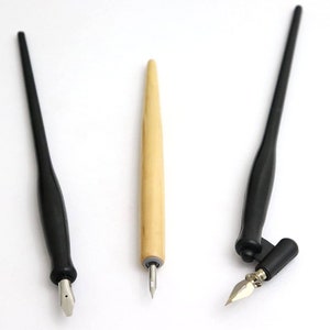 Liquidraw Calligraphy Pens Set Dip Pen Nibs Holder Set avec encre de calligraphie noire pour artistes, débutants, adultes et enfants image 4