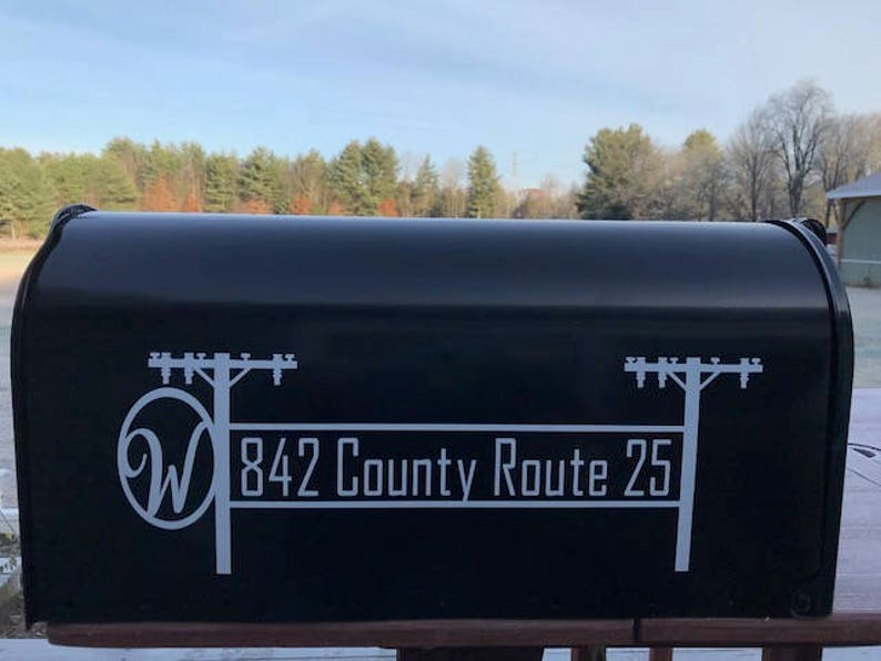 Lineman Mailbox Decal Lineman's Mailbox Decal Linemen Etsy