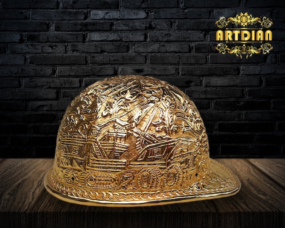 engraved hard hat