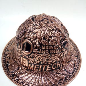 Custom Made Personalized Gifts Copper Full Brim Hard Hat