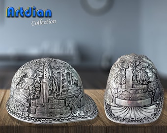 Custom Order Engraved Aluminum Hard Hat