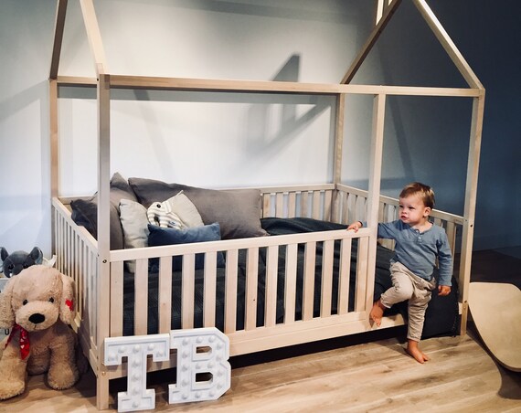 Durable Birch Hardwood BED Montessori toddler beds, Children furniture FULL/ DOUBLE