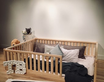 Handmade Montessori bed | Twin size bed