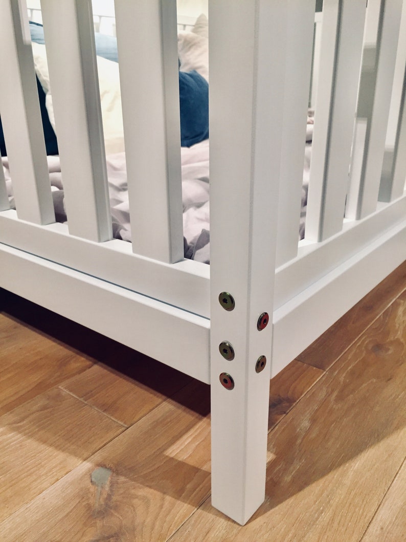FULL Size toddler bed 53''x75'' with bed rails Etsy