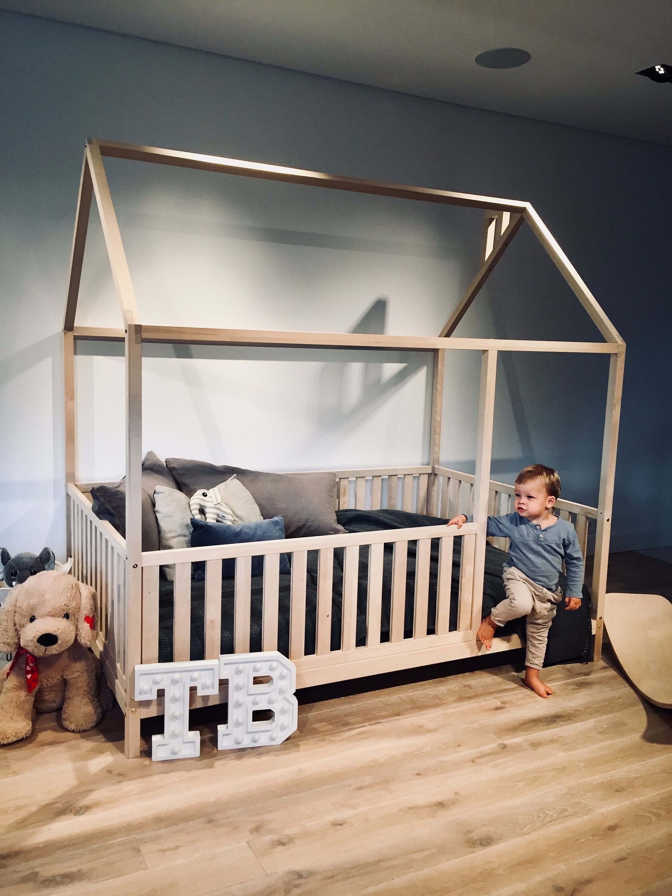 Durable Birch Hardwood BED Montessori toddler beds, Children furniture