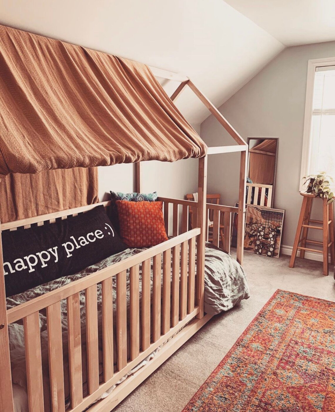 QUEEN Size Toddler bed 60x80 Teo Beds' Etsy