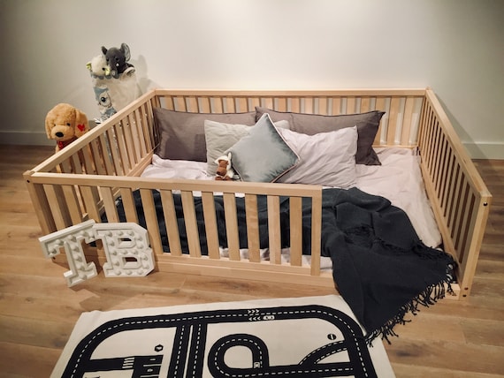 QUEEN SIZE 60x80 Inches Bed Frame Montessori Style Queen Size