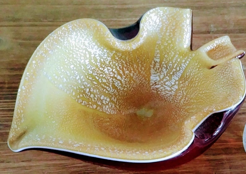 Vintage Barovier /& Toso Murano Venetian Glass Mortar And Pestle Set ChristmasPresentHousewarming