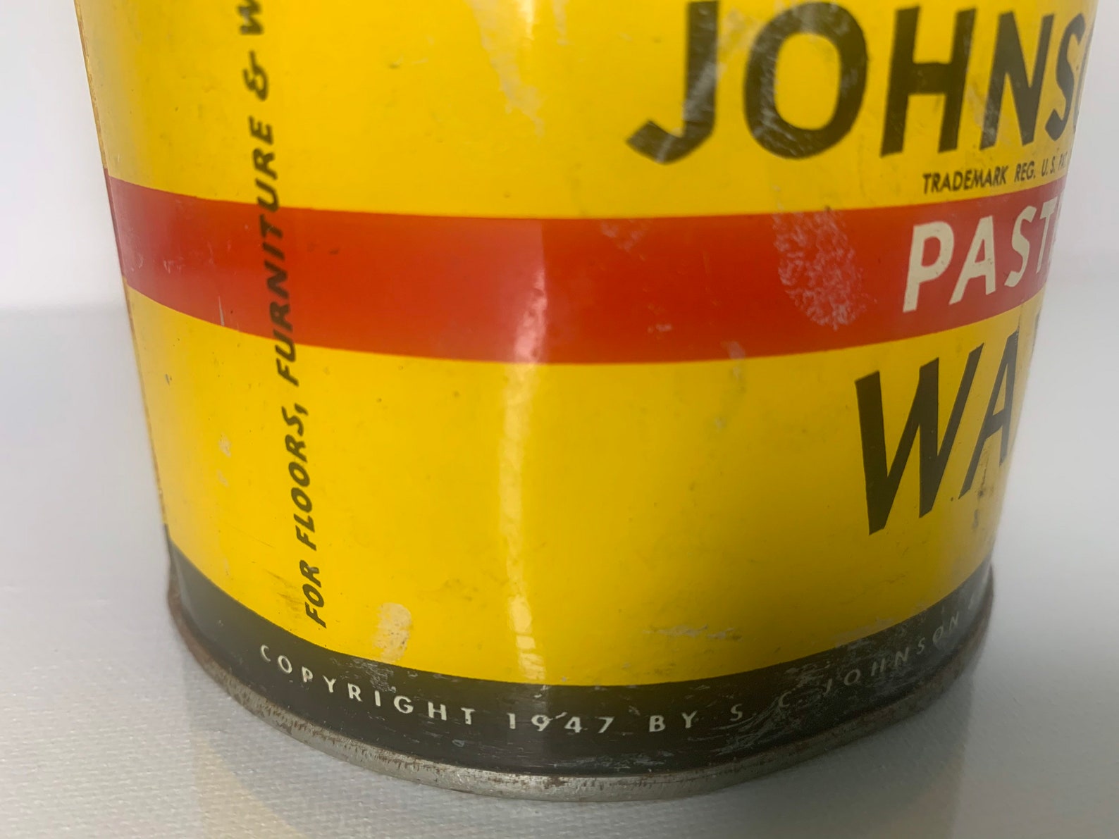 Vintage Johnsons Paste Wax/Old Can Etsy