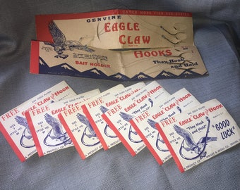 Ami da pesca vintage Eagle Claw in confezione originale / Festa del papà / Natale a luglio /