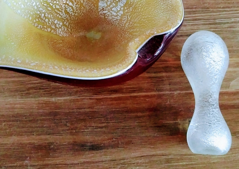 Vintage Barovier /& Toso Murano Venetian Glass Mortar And Pestle Set ChristmasPresentHousewarming