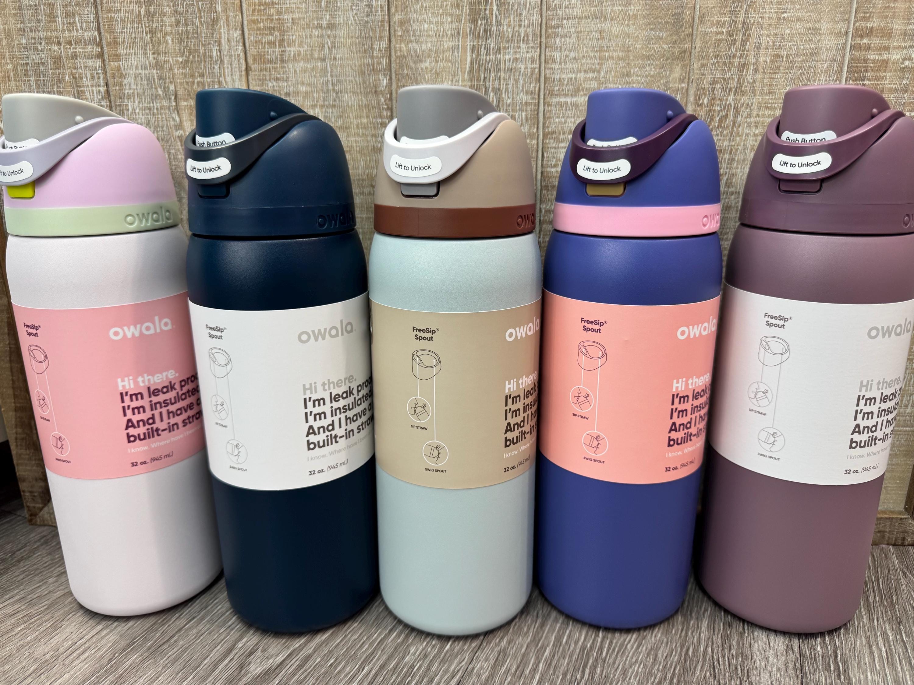 OWALA 32oz Freesip Bottle - Custom Laser Engraved - Double