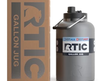 RTIC One Gallon Jug 128oz Water Jug Custom Engraved Laser Engraving Personalized Gift