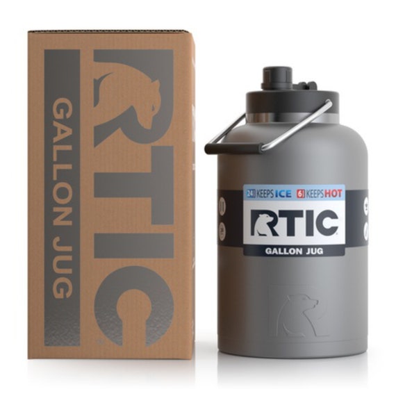 RTIC One Gallon Half Gallon Jug Many Colors Holds Ice Vacuum Insulated  Stainless
