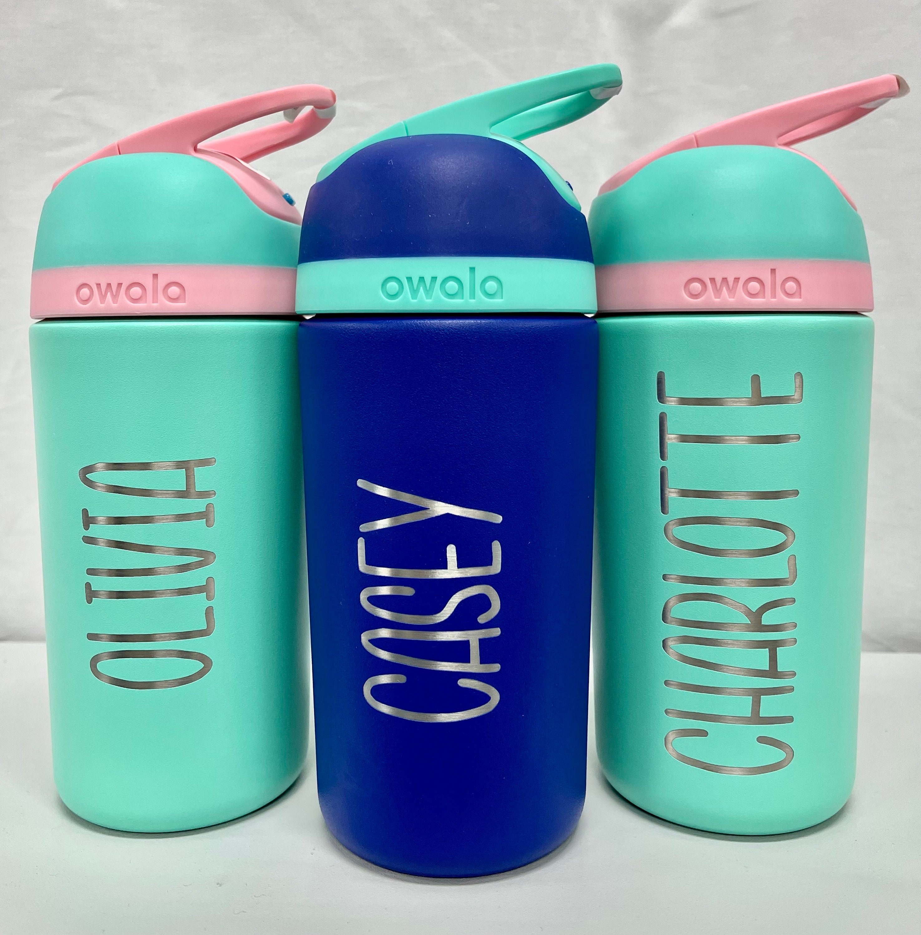 Personalized Owala Kids Freesip 16 Oz Water Bottle W/built in Straw  Locking, Leak Proof Lid Back to School Assorted & Exclusive Colors 