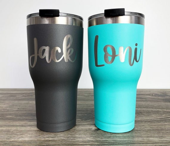 Laser Etched 20 oz RTIC Tumblers - 10 colors! (can be personalized)