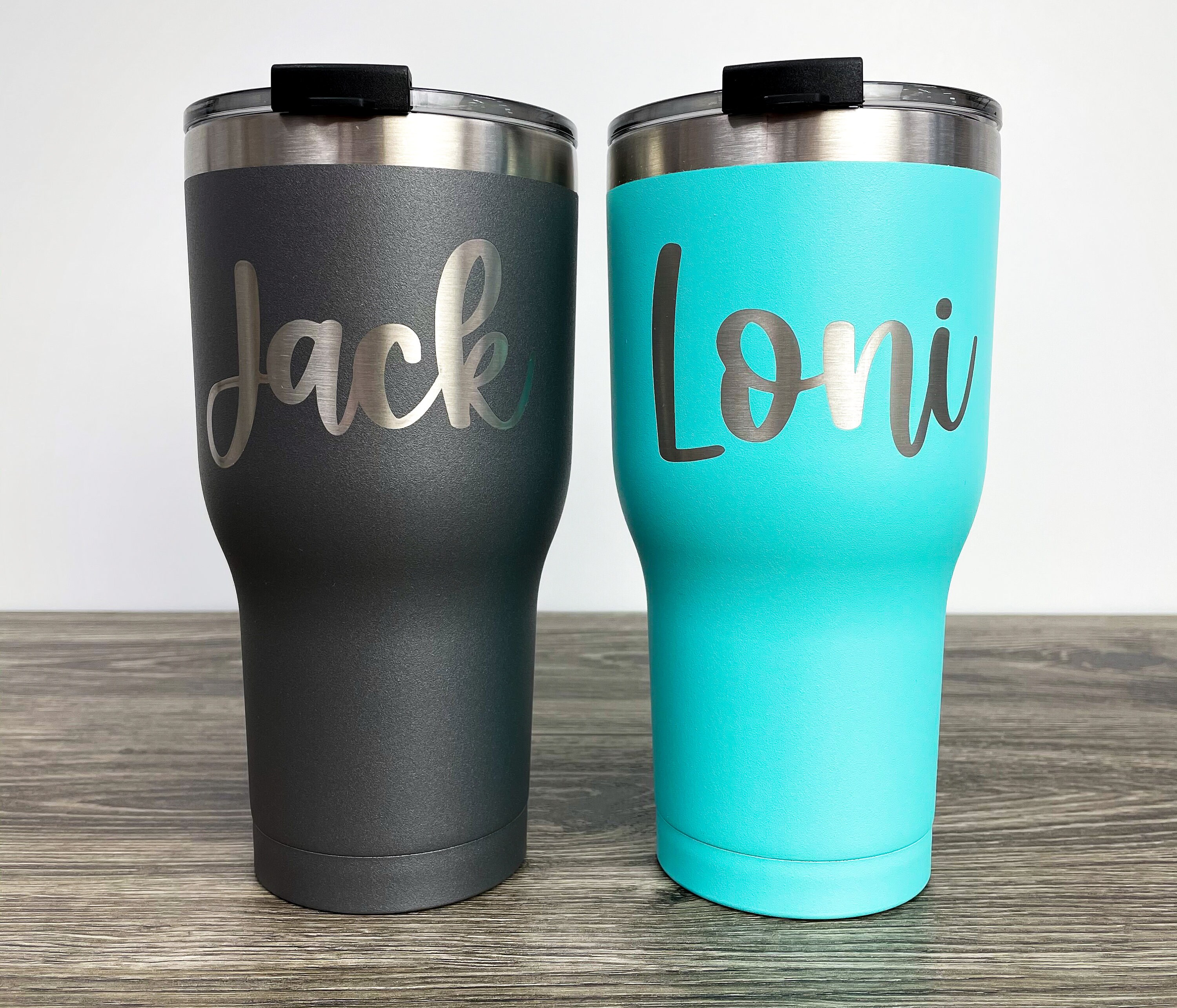 30 Oz. RTIC TUMBLER Personalized With Laser Engraved Name Phrase or Custom  Design Bridesmaid Gift Newest Colors, Matte Not Glossy 