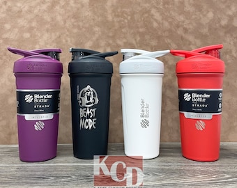 Blender bottle - mom coral - 24oz