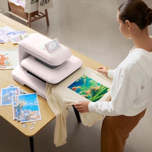 Loklik ImPress Auto 2 Smart Heat Press | Automatic T-Shirt & Garment Press | DIY Custom Apparel and Small Business Shirt Maker
