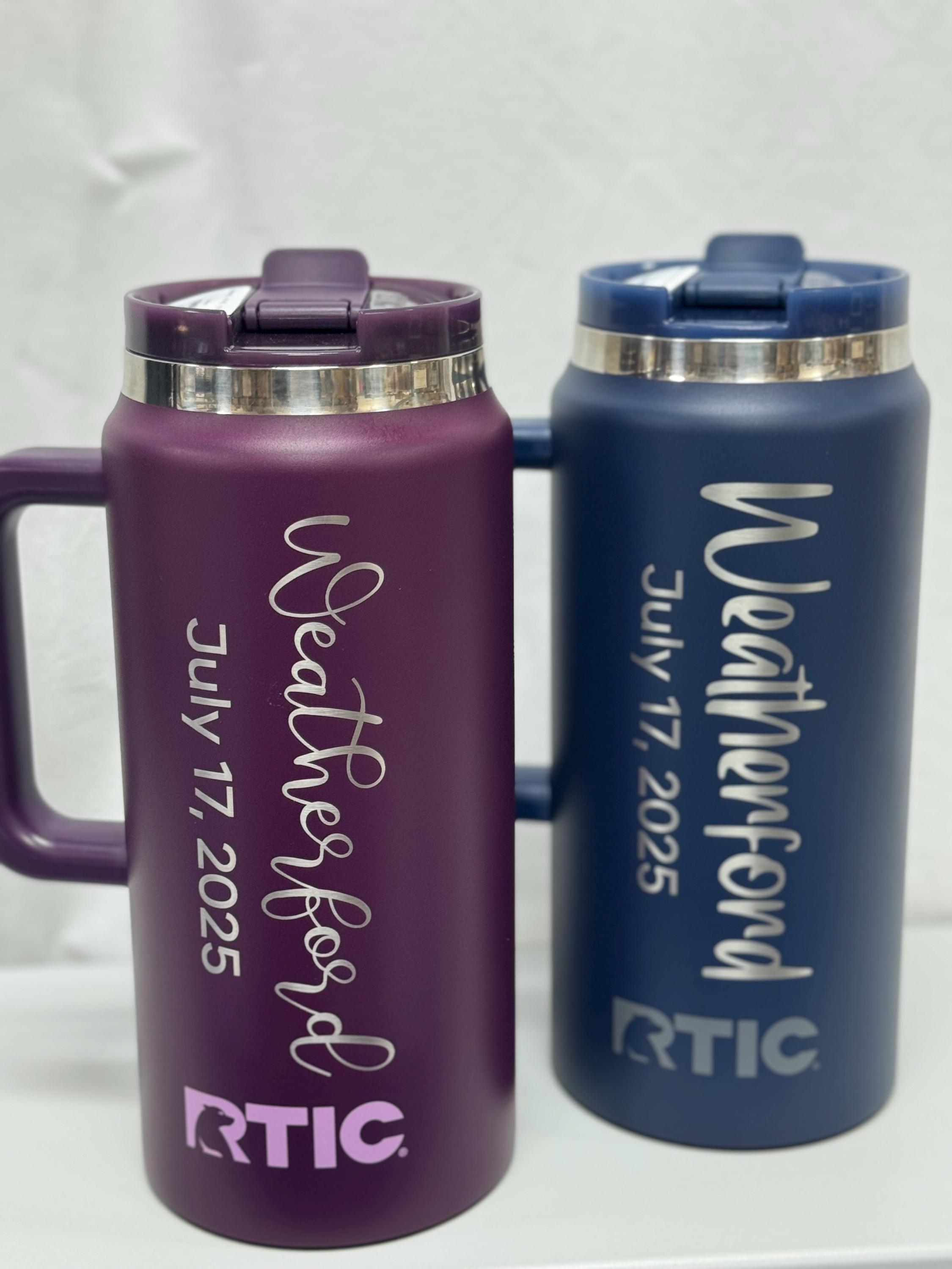 RTIC 64oz Road Trip Tumbler - Ceramic Lined for Great Taste