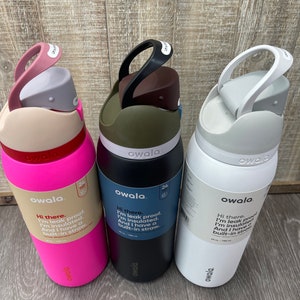 OWALA 32oz Freesip Bottle - Custom Laser Engraved - Double Insulated ...