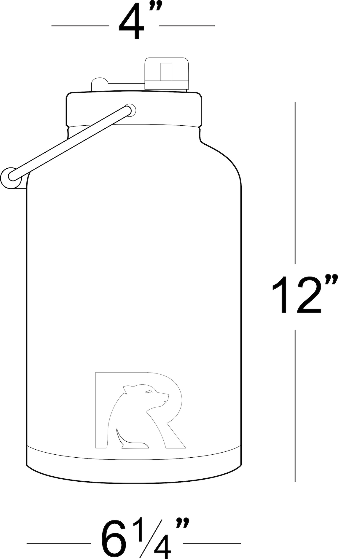 RTIC One Gallon Jug 128oz Water Jug Custom Engraved Laser Etsy