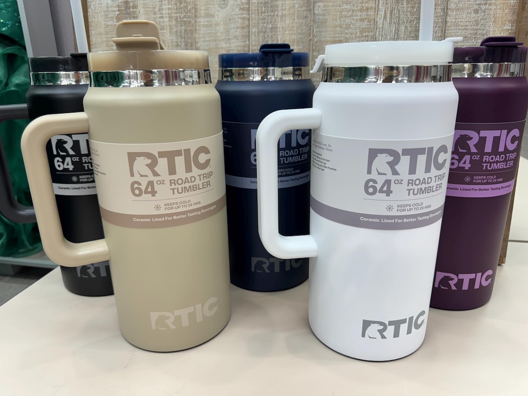 RTIC 64oz Road Trip Tumbler - Ceramic Lined for Great Taste