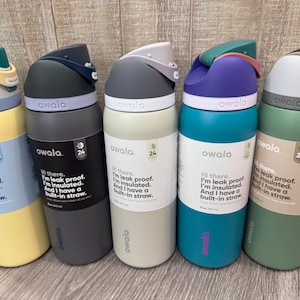 OWALA 32oz Freesip Bottle - Custom Laser Engraved - Double Insulated ...