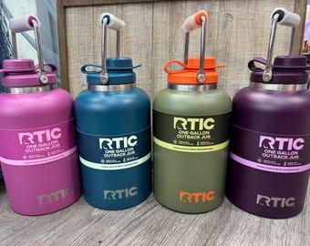 RTIC One Gallon Outback Jug 128oz Water Jug Custom Engraved Laser Engraving Personalized Gift