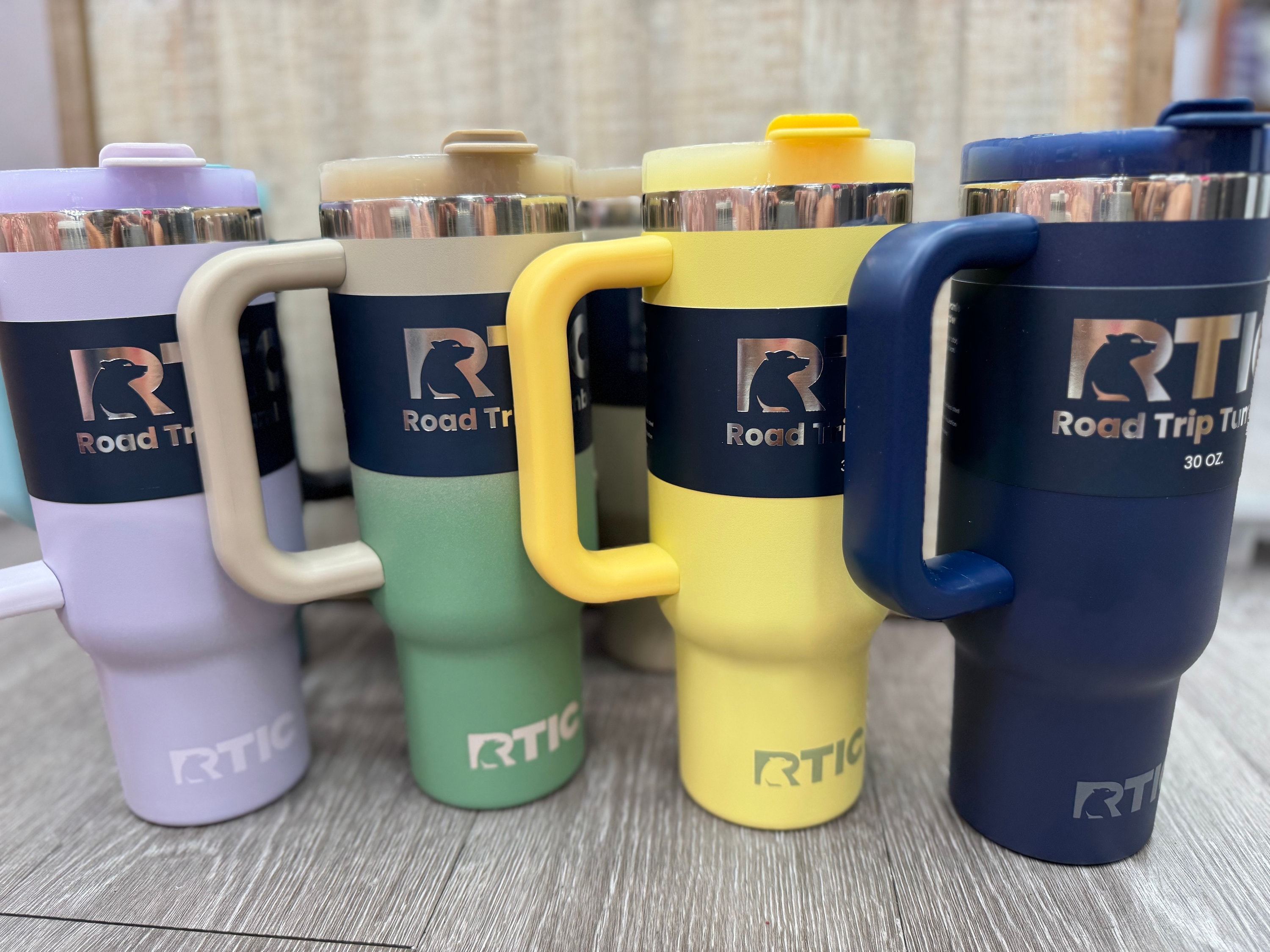 30oz RTIC Road Trip Tumbler NEW Design - Comes With Straw - Custom