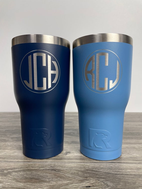 Custom Laser Engraved RTIC Stainless Steel Tumblers