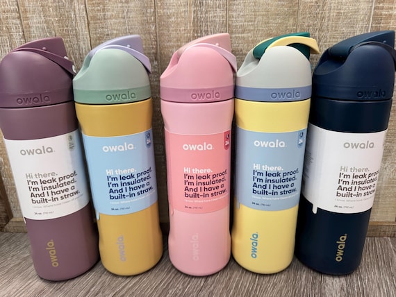 OWALA 24oz Freesip Bottle - Custom Laser Engraved - Double