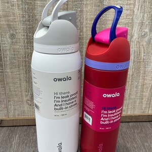 OWALA 32oz Freesip Bottle - Custom Laser Engraved - Double Insulated ...