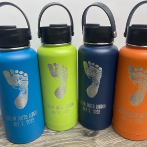 RTIC 32 Oz Water Bottle Flask Personalized Laser Engraved Volleyball or ...