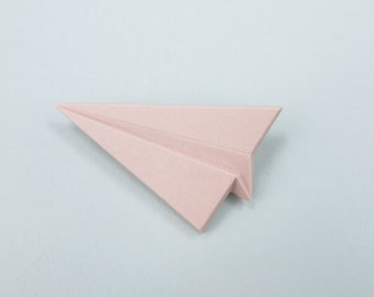 PORCELAIN PLANE BROOCH /Paper plane brooch/Porcelain origami/Origami pin/Origami brooch/Porcelain pin/Japaneese origami/Origami airplane/