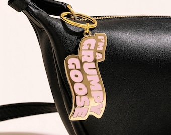 I'm a Grumpy Goose Keychain
