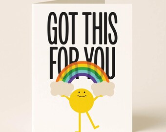 Got This Rainbow for You Card – Friendship Card
