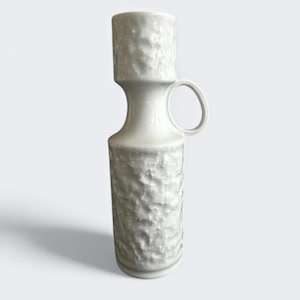 Vintage KPM Germany Porzellan Vase: Strukturiertes 1970er Jahre Design