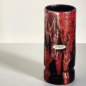 Vaso vintage Otto Keramik – Atna Decor Lava Glaze, anni &#39;60