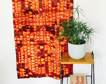 Retro mid century modern wall tapestry from the 60s/70s made in Hungary