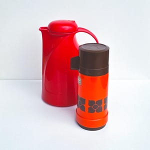 70 s vintage Rosalin & 80s Rotpunkt Thermos