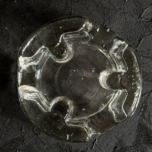 Vintage Georgshütte Angel Glass Warmer: Mid-Century Modern Tealight Holder