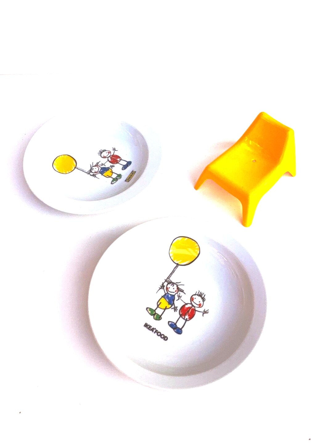 Vintage Ikea Kinder Teller - Ikea Food Nostalgie Seltenes Restaurant Set
