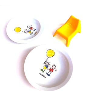 Collectible Vintage Ikea Kids Plates – Ikea Food Nostalgia Rare Restaurant Set