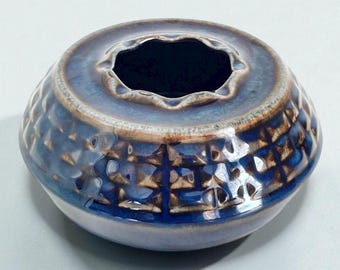 デンマークヴィンテージ　アイナーヨハンセン氏デザインのスーホルム社陶器花瓶 1970年代にデンマークのソーホルムでアイナー・ヨハンセンが制作した