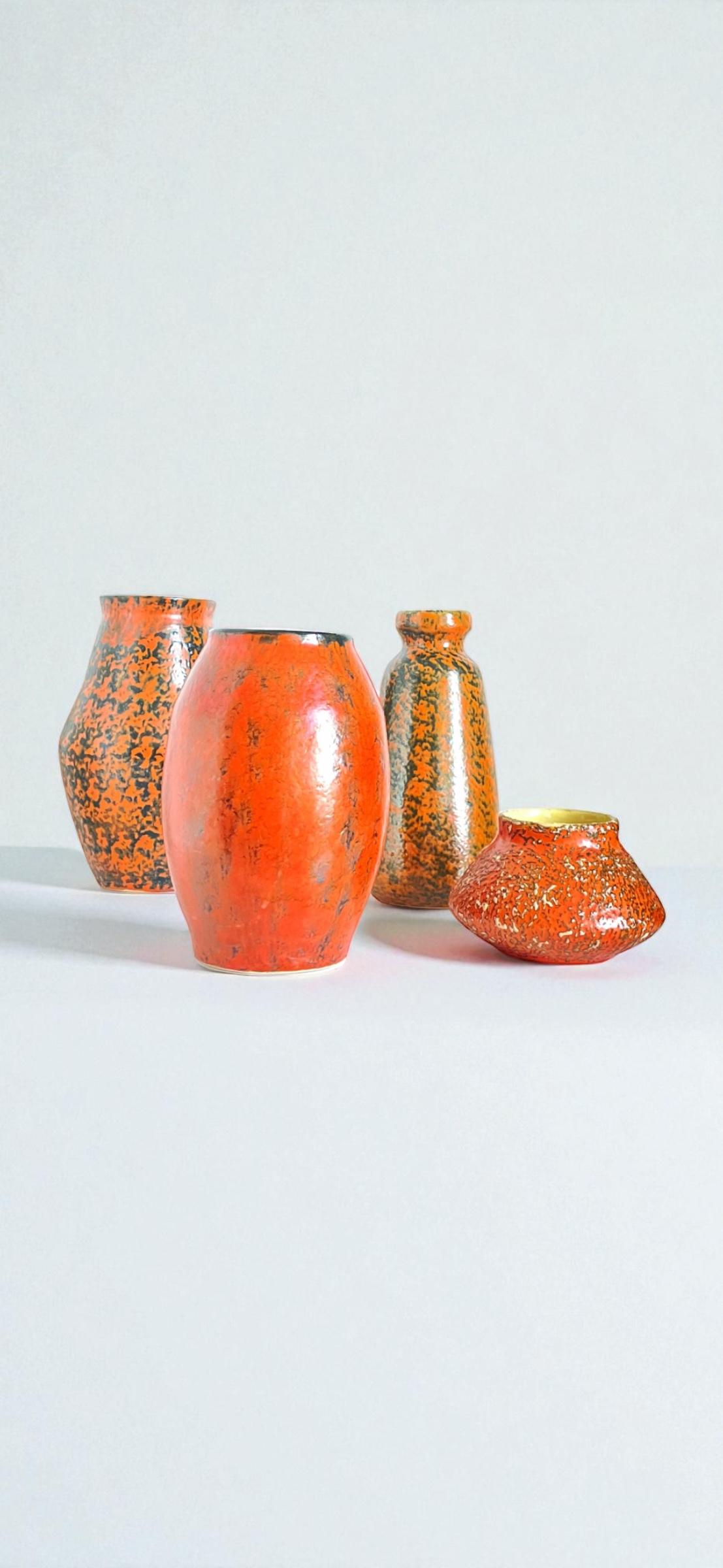 Mid Century Modern Statement Vases TOFEJ Hungary - Etsy